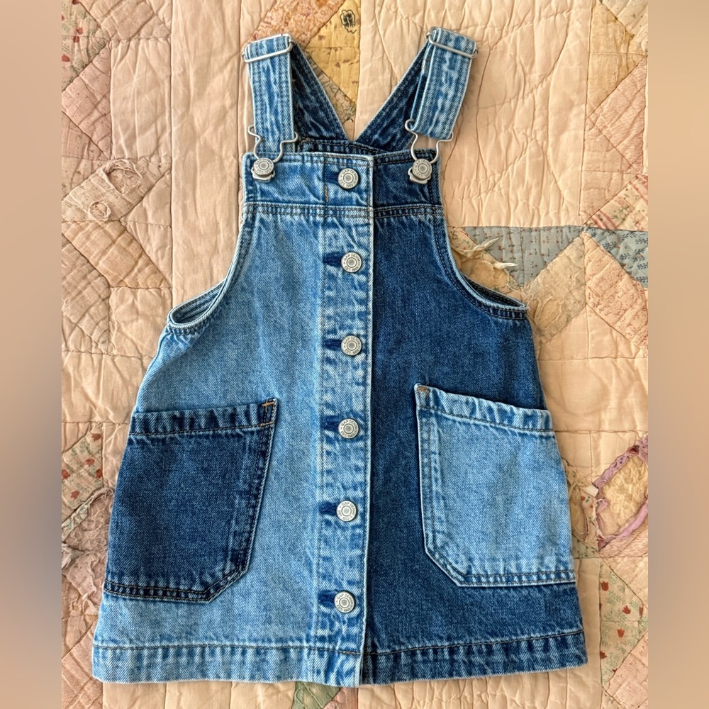 Baby GAP Denim Overall Dress